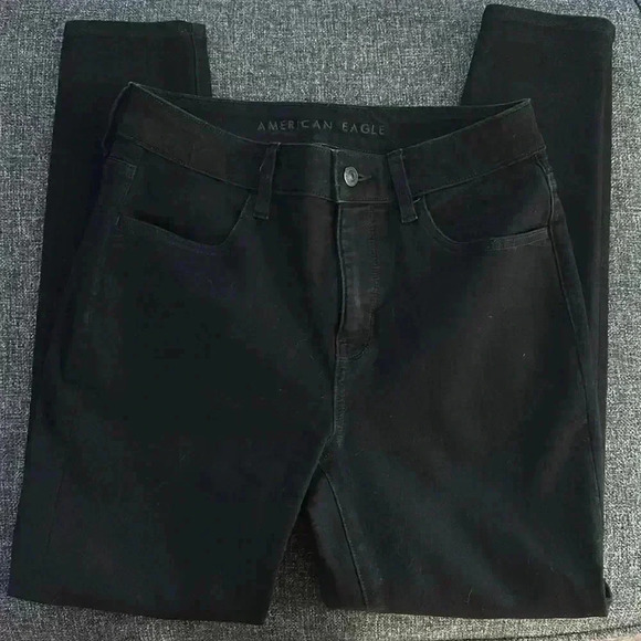 Never worn Size 8S American Eagle black Dream Stretch Skinny high rise jeans - Picture 2 of 5